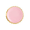 Picture of PAPER PLATES BABY PINK 18CM - 6 PACK